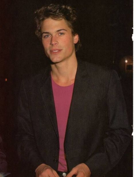 Young Rob Lowe, Rob Lowe Young, Rob Lowe 80s, 80s Guys, 80’s Men, The Outsiders Cast, 80s Actors, 80s Men, 90s Men