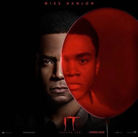 IT Chapter 2 Poster | Mike Hanlon (Isahiah Mustafa / Chosen Jacobs) Penny Wise Clown, Mike Hanlon, Isaiah Mustafa, Demogorgon Stranger Things, It Chapter 2, It Chapter Two, Stephen King Movies, You'll Float Too, Film Horror