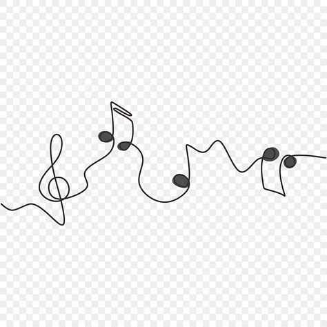 Musical Signs And Symbols, Musical Notes Drawing, Music Line Drawing, Music Design Ideas, Drawing Of Music, Music Notes Aesthetic, Music Notes Illustration, Music Notes Clipart, Sign And Symbols