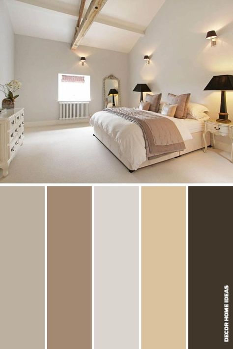 INTERIOR DESIGNERS | 18 Stunning Beige Bedroom Color Schemes to Create a Timeless and Serene Space | Facebook Bedroom Colour Palette Neutral, Soft Room Colors, Beige Cream Bedroom, Beige Bedroom Colors, Cream Bedrooms, Beige Color Scheme, Bedroom Colour Palette, Beige Bedroom, Bedroom Color