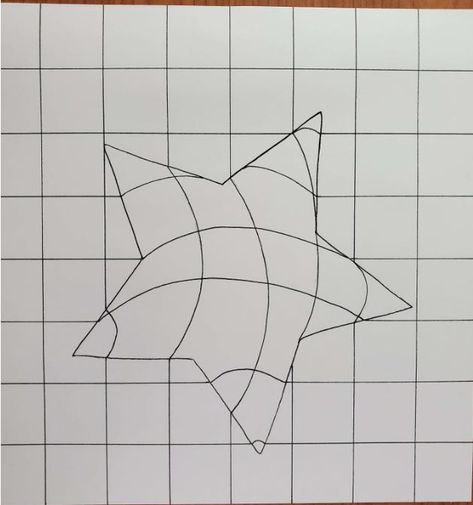 Op Art Ideas Easy, Star 3d Drawing, 3d Star Drawings, Optical Illusions Art Drawing Easy, Optical Art Drawing, Easy Op Art Step By Step, Optic Illusion Art, Optic Illusion Drawing, Opart Illusion Drawing