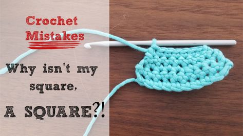 Crochet Mistakes, Beginning Crochet, Crochet Stitches Chart, Beginners Crochet, Beginner Crochet, Crochet Stitches For Beginners, Yarn Projects, Crochet Videos, Love Crochet