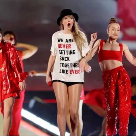 Unisex White Tee We Are Never Getting Back Together. T Swift Tour T Shirt Concert Outfit T Shirt, Taylor Swift Crop Top, T Swift, Taylor Swift Tour Outfits, Swift Tour, Tour Outfits, Taylor Swift Outfits, Taylor Swift Concert, Getting Back Together