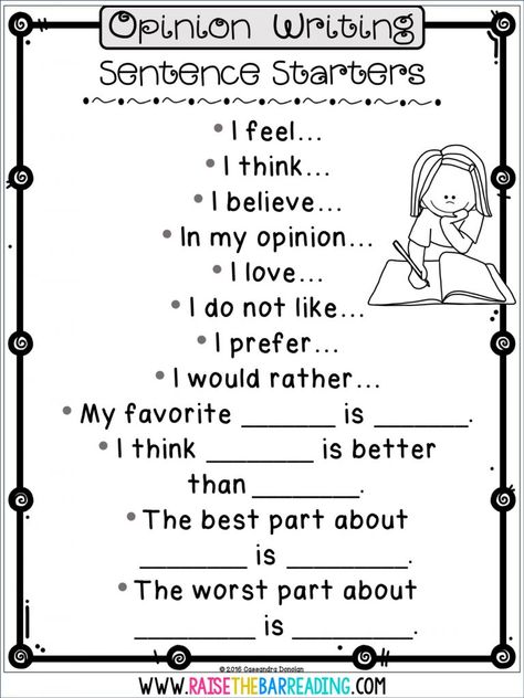 How I teach Opinion Writing in the Primary Grades - Raise the Bar Reading Persuasive Writing, Writing, Writing For Kindergarten, Raise The Bar Reading, Sentence Starters, Raise The Bar, Opinion Writing, My Opinions, The Bar