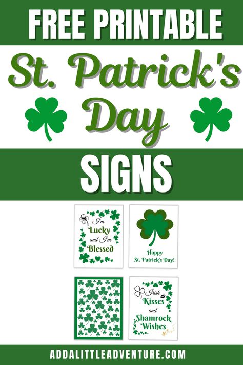 St. Patrick's Day Signs Free Printable Lorraine, St Patrick’s Day Signs, March Signs, Happy St Patty's Day, Lucky Leprechaun, March Crafts, St Patricks Crafts, St Patrick's Day Party, Stencils For Wood Signs