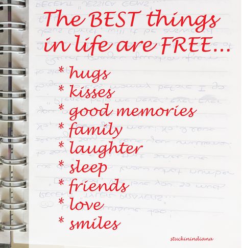 The Best Things In Life Are Free, Best Things In Life Are Free, Journal Notes, Best Things In Life, Simple Things, Best Memories, Beautiful Moments, Friends In Love, Positive Quotes