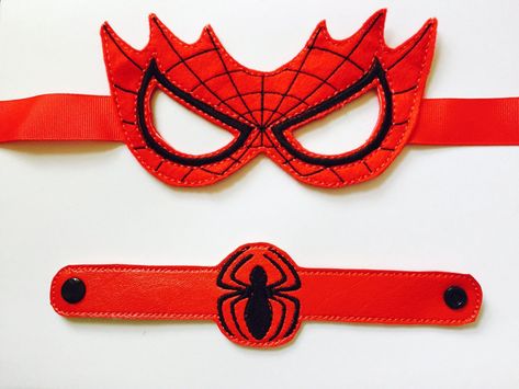 Spiderman Cape, Spiderman Maske, Spiderman Craft, Marvel Mask, Superhero Bracelets, Disney Felt, Spiderman Crochet, Crab Costume, Spiderman Mask