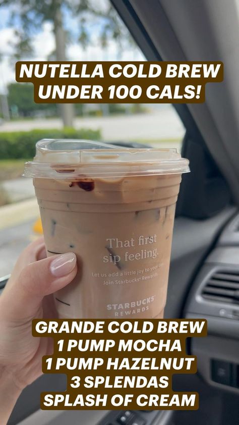 Essen, Starbucks Drinks Recipes Coffee, Starbucks Healthy, Cold Starbucks Drinks, Secret Starbucks Recipes, Starbucks Drinks Diy, Coffee Recipes Starbucks, Iced Starbucks Drinks, Healthy Starbucks Drinks