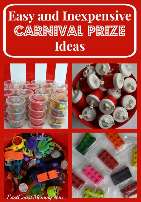 Carnival Entertainment Ideas, Elementary School Carnival Ideas, Prizes For Carnival Games, Fun Fair Birthday Party Ideas, Diy Carnival Prizes, Diy Prizes For Games, Scout Carnival Games, Carnival Party Prizes, Elementary Carnival Ideas