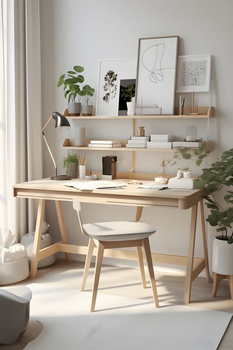 Minimalist Desk Setup, Minimalistic Desk, Minimalist Workspace, Zen Philosophy, Deco Zen, Minimalist Home Office, Desk Setups, Cozy Home Office, Minimalist Desk