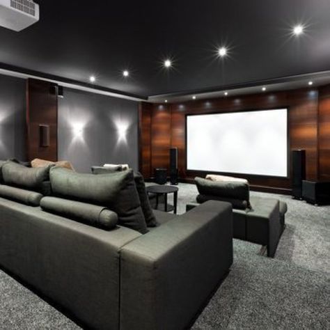 Movie Theater Room Decor, Small Home Theater, Theater Room Decor, Small Home Theaters, Movie Theater Rooms, Theater Decor, Home Theater Room Design, Theater Room Design, Movie Room Decor