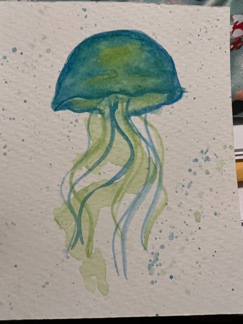 Painting Idea Watercolor, Thing To Watercolor, Easy Things To Draw With Watercolor, Very Simple Watercolor Paintings, Cute Things To Paint With Watercolor, Cute And Easy Watercolor Paintings, Water Coloring Ideas Aesthetic Easy, Cute Water Colour Art, Things To Paint With Watercolor Simple