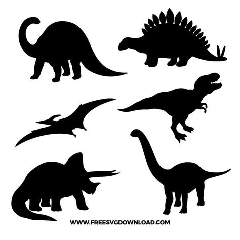 Dinosaur Stencil, Dinosaur Template, Dinosaur Activities Preschool, Dinosaur Clip Art, Dinosaur Projects, Stencils For Kids, Dinosaur Png, T-rex Svg, Cricut Svg Files Free