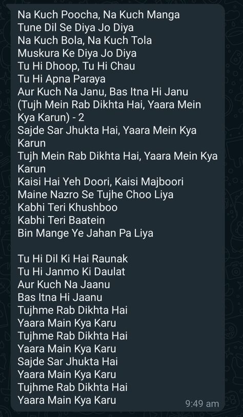 Tujme rab dikhta hai lyrics Tu Hai Kahan Lyrics, Tujhe Kitna Chahne Lage Ham, Tujh Mein Rab Dikhta Hai, Earth Drawings, Song Lyrics Beautiful, Lyrics Wallpaper, Hindi Song, Happy Birthday Love, Math Projects