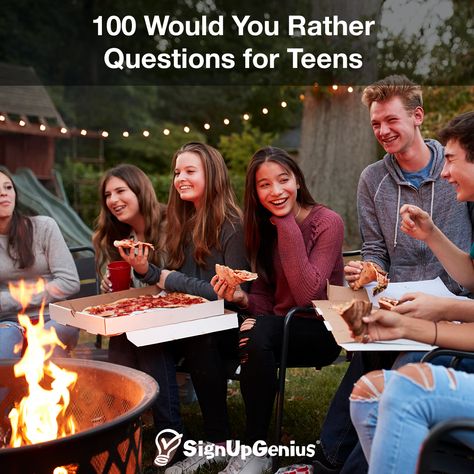 100 Would You Rather Questions for Teens High School Would You Rather Questions, Would You Rather Questions For Teens, Questions For Teens, Teen Ministry, Indigo Child, Morning Announcements, High School Photography, Rather Questions, Prom King