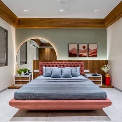 Indian Bedroom Design, Amazing Bedroom Designs, Unique Bedroom Design, Bedroom Interior Design Luxury, Modern Bedroom Interior, Bed Design Modern, Bad Inspiration, Wardrobe Design Bedroom, Bedroom Decor Design