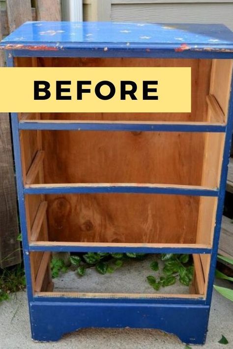 This curbside rescue was perfect for a DIY repurposing project. It was destined for more than just a paint job. Check the before and after creative transformation into a bar for your apartment or home. #diy #dresser #makeover Upcycling, Diy Old Dresser, Old Dresser Makeover, Repurposed Dresser, Basement Furniture, Diy Dresser Makeover, Dressers Makeover, Diy Dresser, Diy Fireplace