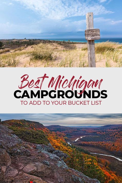 East Michigan Travel, Michigan Bucket List Summer, Camping Michigan, Camping In Michigan, Michigan Campgrounds, Michigan Camping, Camping Vacation, Michigan Adventures, Michigan Road Trip