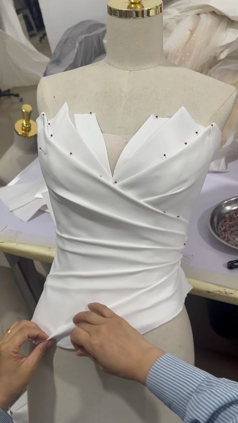 Weone | New design for clients , wedding Dress, Evening Dress, Formal Gown, Party Dress ~~~~~~~~~~~~~~~~~~~~~~~#wedding dresses #weddings #brides… | Instagram Couture Formal Dresses, Couture, Molde, Pattern Draping Dress, Diy Wedding Dress Patterns, Wedding Dress Sewing, Draping Dress, Wedding Dress Sewing Patterns, Draping Techniques