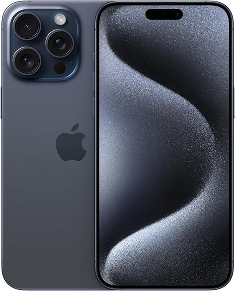 Apple iPhone 15 Pro Max (256 GB) - Blue Titanium Camera Phone, Pro Camera, Optical Image, Best Smartphone, Memory Storage, Iphone Pro, Latest Iphone, Buy Apple, Cellular Phone