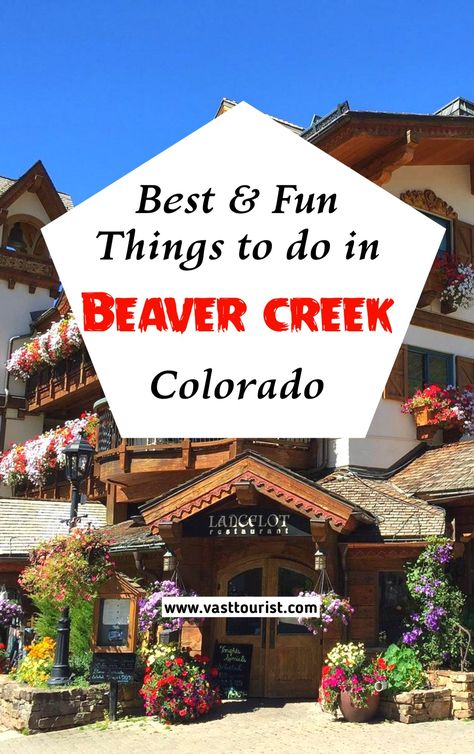 Best and Fun things to do in Beaver Creek Colorado 
Places to visit in Beaver Creek Colorado 
What to see in Beaver Creek Colorado 
Amazing attractions in Beaver Creek 
Travel to Beaver Creek Colorado United States Beaver Creek Colorado Winter, Beaver Creek Colorado Summer, Colorado Activities, Fall Family Activities, Cripple Creek Colorado, Beaver Creek Colorado, Colorado Trip, Colorado Fall, Colorado Summer