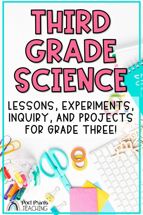 Grade 3 science lessons and ideas for teachers... especially in BC! These lessons, ideas, projects, experiments, and inquiry, cover all topics and will have you ready to teach science to students in third grade. 3rd Grade Steam Projects, Science Activities For Third Grade, Easy 3rd Grade Science Experiments, Science Projects 3rd Grade, Experiments For 3rd Grade, Elementary Science Curriculum, Sped Science Lessons, 3rd Grade Science Curriculum, Science Activities For 3rd Grade