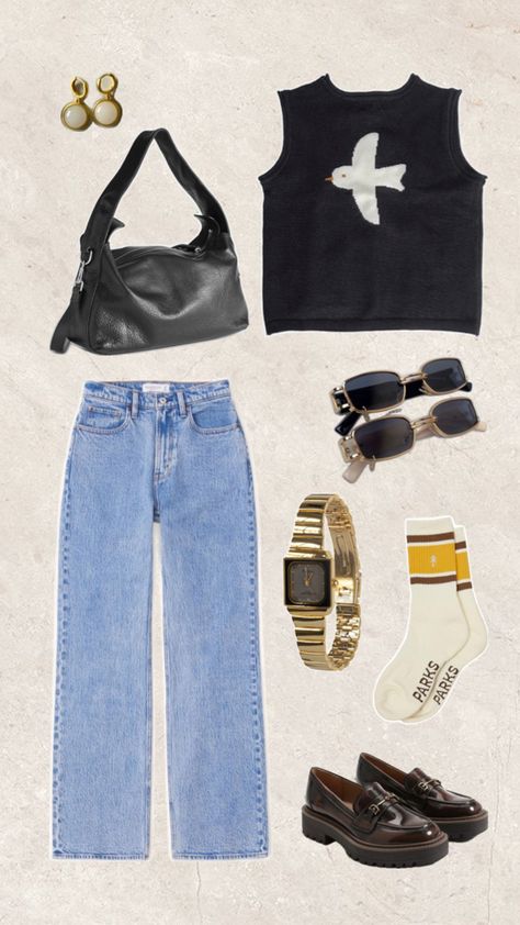 Women’s fashion eclectic grandpa cool girl outfit inspo style Soft Eclectic Outfits, Funky Cool Outfits, Eclectic Grandpa Summer, Vintage Eclectic Outfits, Electric Grandpa Style, Eclectic Grandpa Outfit, Eclectic Grandpa Style, Electric Grandpa Aesthetic, Eclectic Grandpa Aesthetic