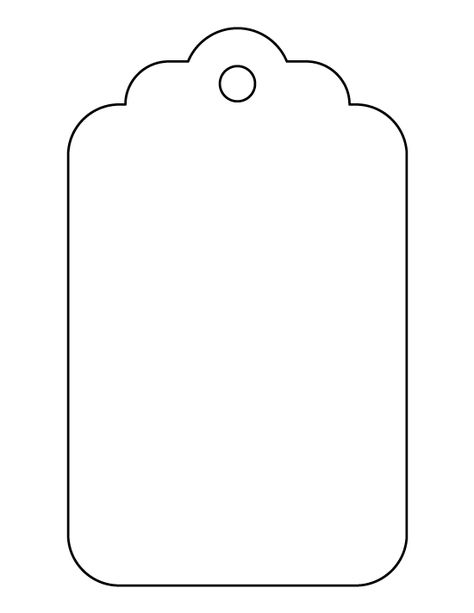 Large gift tag pattern. Use the printable outline for crafts, creating stencils, scrapbooking, and more. Free PDF template to download and print at http://patternuniverse.com/download/large-gift-tag-pattern/ Christmas Tags Template, Tag Shapes Templates, Gift Tag Templates Printable Free, Cricut Tags Templates Free Printable, Gift Tag Shapes, Gift Tags Printable Free Templates, Free Printable Gift Tags Template, Tag Templates Printable Free, Free Gift Tag Template