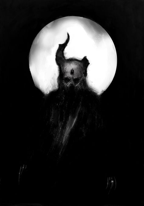 ArtStation - Demon with a Broken Horn, J Meyers Character Concept, Horn, Art, Photoshop, Horn Aesthetic, Photoshop Cc, Art Craft, Dark Art