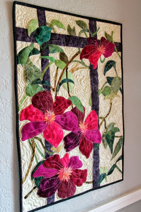 Quilt Design Wall, Applique Wall Hanging, Watercolor Quilt, Appliqué Quilts, Landscape Art Quilts, Quilt Modernen, Hanging Quilts, Fiber Art Quilts, Applique Quilt Patterns