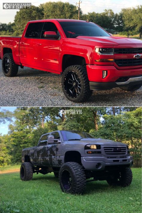 Check out this 2016 Chevrolet Silverado 1500 4WD running Hostile Gauntlet 22x10 -25 wheels and Atturo Trail Blade Mt 12.5x33 tires with a MotoFab Leveling Kit. Chevy Trucks, Trucks, 2016 Silverado 1500, Road Rage, Chevrolet Silverado 1500, Silverado 1500, Chevrolet Silverado, Tires, Chevy