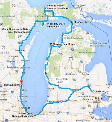 Lake Michigan Circle Tour, Michigan Summer Vacation, Michigan Adventures, Michigan Road Trip, Michigan Summer, Road Trip Map, Rv Trip, Road Trip Places, Michigan Vacations