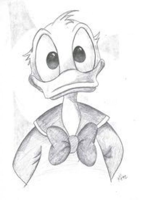 #drawing #drawing #bleistift Drawing Hands, Cartoon Art Drawing Sketch, Duck Sketch, Disney Pencil Drawings, Duck Funny, Drawing Kids, Friends Cartoon, Cartoon Drawings Disney, Disney Drawings Sketches
