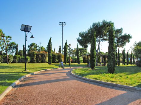 Park FloisvosPalaio Faliro, Attica2013 - 2014Public SectorBuilt23745 m2 Pergolas, Stavros Niarchos, Agios Georgios, Lodge Design, Sitting Areas, Urban Landscape Design, Areas Verdes, Park Landscape, Road Construction