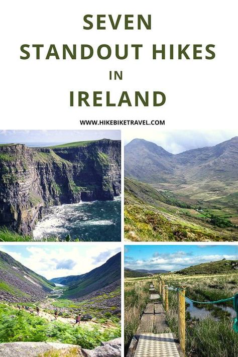 Best Hikes in Ireland You'll Want to Do - Hike Bike Travel Biking In Ireland, Dingle Way Ireland Hiking, Ireland Hikes, Hiking Ireland, Hiking In Ireland, Sabbatical Ideas, Uk Adventure, Ireland Hiking, Backpacking Ireland