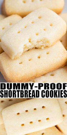 Basic Shortbread Cookies, Pure Butter Shortbread Cookies, 5 Star Cookie Recipes, Easy Shortbread Cookies 3 Ingredients, Baking Recipes Without Butter, Short Bread Cookie Recipe, Gbbs Recipes, Traditional Shortbread Recipe, Holiday Baking Cookies