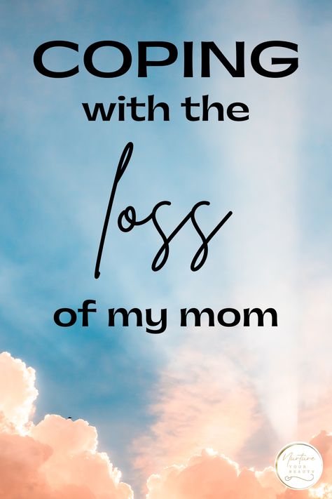 There's nothing quite like losing your mom. Although time has passed, the pain and feelings of loss are still present. Learn some ways that to cope with such a tragic loss. Losing Your Mom Quotes, Losing Your Mom, Losing My Mom, Mom Loss, Losing Mom, Losing A Parent, Loved One In Heaven, Coping With Loss, Going Through The Motions