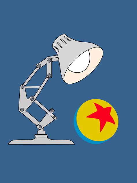 Pixar Lamp Drawing, Pixar Drawings Easy, Pixar Lamp Tattoo, Pixar Doodles, Pixar Tattoo, Pixar Wallpaper, Pixar Ball, Scooby Doo Tattoo, Small Black Tattoos