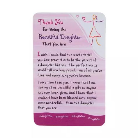 May God Smile Down On You Wallet Card | Hobby Lobby | 1633304 Mothers Day Cards For Daughters From Mom, Teaching Quotes Inspirational, Birthday Card For Daughter, Prayer Gifts, Wallet Cards, My Children Quotes, Teaching Quotes, My Wish For You, Amazing Woman