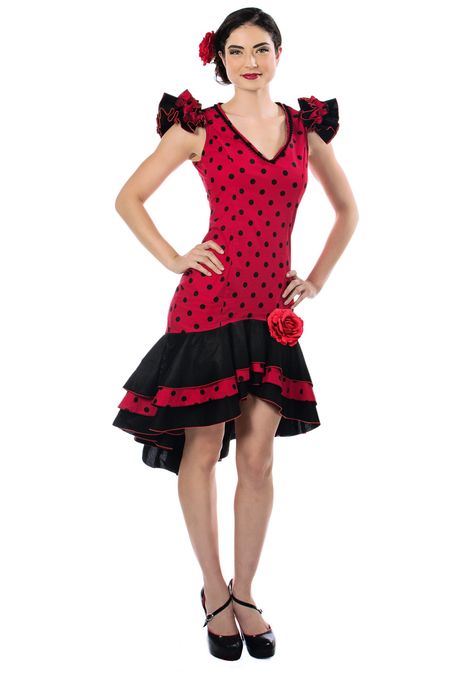 Women's Spanish Dancer Costume | Walmart Canada Spanish Dancer Costume, Spanish Costume, Cabaret Costume, Spanish Outfits, Simple Dance, Spanish Dancer, Dancer Costume, Red Polka Dot Dress, Costume Women