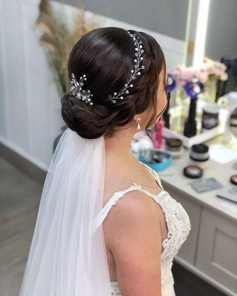 Wedding Updos 2023 Guide: 50 Best Looks, Expert Tips & FAQs Detailed Hairstyles, Bridal Hair Updo With Veil, Wedding Hair Updo With Veil, Enchanting Hairstyles, Modern Bridal Hairstyles, Bridal Updo With Veil, Bride Hairstyles With Veil, Bridal Hair Up, Intricate Braids