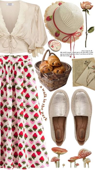 Cottagecore summer Outfit | ShopLook Kawaii, Cute Cottage Outfits, Cottagecore Outfits Ideas, Cottagecore Everyday Outfits, Cottagecore Professional Outfits, Cottagecore Outfits Summer, Cottagecore Aesthetic Outfits Dress, Cottagecore Outfit Summer, Casual Cottagecore Outfits