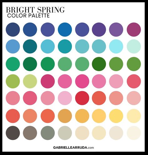 Discover the vibrant and energizing colors of the Bright Spring season with our complete guide! From bold and bright outfit ideas to makeup tips that will make you glow, we have everything you need to embrace this stunning seasonal palette. Plus, learn how to determine if you are a Bright Spring or a Clear Spring, so you can make the most of these radiant hues. Get ready to shine this spring! Bright Spring Color Palette | Bright Spring Outfits | Bright Spring Makeup | Bright Spring Nails | ... Bright Spring Outfits, Bright Spring Makeup, Bright Outfit Ideas, Bright Spring Color Palette, Clear Spring Palette, True Spring Color Palette, Light Spring Palette, Foyer Designs, True Spring Colors