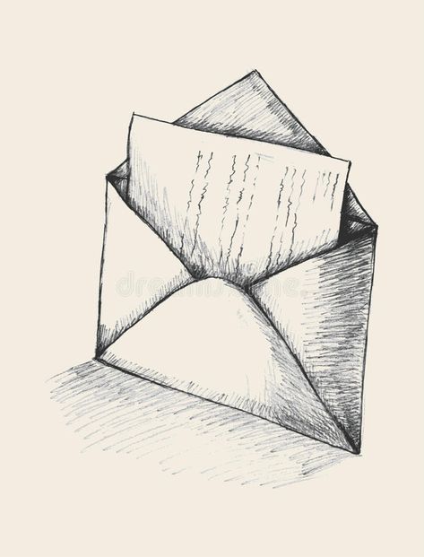 Letter Sketch royalty free illustration 3 D Objects Drawing, Object Drawing Easy, Pen Art Drawings, Art Sketches Pencil, Object Drawing, Pencil Drawings Easy, Easy Drawings Sketches, 인물 드로잉, Ink Sketch