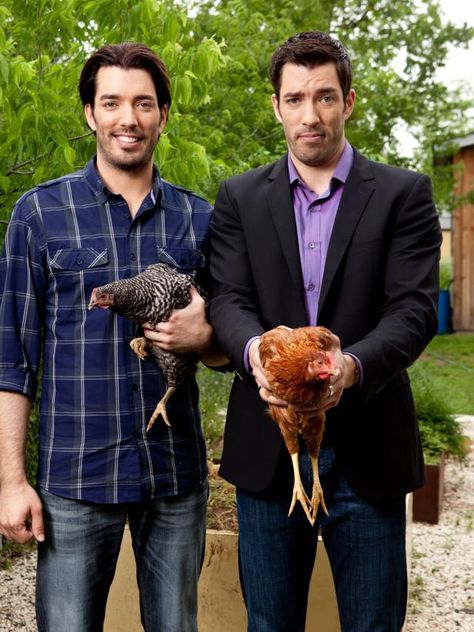 The Best Pictures of Jonathan Scott from 'Property Brothers' (and Beyond) | Property Brothers | HGTV Hgtv Property Brothers, Drew And Jonathan Scott, Famous Brothers, Hilarious Images, Then And Now Pictures, Chicken Poop, Jonathan Silver Scott, Property Brother, Home Improvement Show