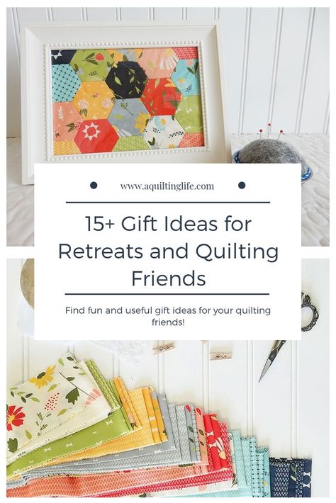 Patchwork, Quilt Retreat Ideas Projects, Quilt Retreat Gifts Easy Diy, Diy Gifts For Quilters, Quilt Retreat Favors, Small Quilting Projects, Quilt Retreat Gifts, Small Quilted Gifts, Quilting Gifts