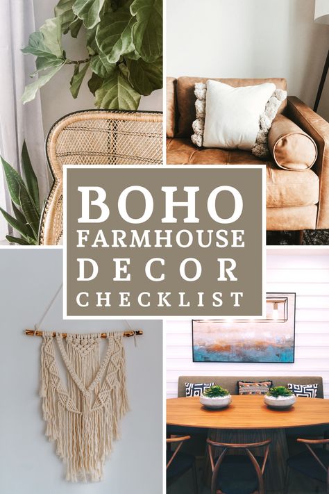 Boho Vs Farmhouse, Boho Rustic Farmhouse Decor, Boho Farmhouse Living Room Decor Ideas, Boho Cabin Decor Living Room, Vintage Boho Farmhouse Decor, Bohemian Cottage Decor, Boho Farmhouse Apartment, Farmhouse Boho Living Room Decor, Boho Farmhouse Color Palette