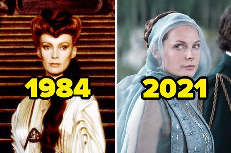 15 Side-By-Sides Of The "Dune" Characters In The Original Movie Vs. What They Look Like Now Dune The Movie, Dune Fashion, Duncan Idaho, Dune 1984, Dune Characters, Francesca Annis, Leto Atreides, Dune 2021, Dean Stockwell