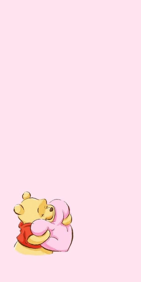 cute Valentine's Day wallpaper: Pooh holding heart Winnie The Pooh Wallpaper Aesthetic, Disney Ipad Wallpaper, S A Wallpaper, Winnie The Pooh Background, Pink Wallpaper Cartoon, Valentine's Day Wallpaper, Facts About Japan, Winnie The Pooh Drawing, Valentines Wallpaper Iphone