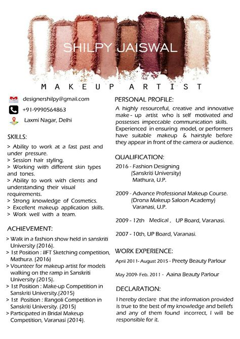 Resume For Makeup Artist, Makeup Artist Cv Templates, Makeup Artist Promotion Ideas, Mua Portfolio Ideas, Makeup Artist Portfolio Ideas, Makeup Portfolio Ideas, Make Up Artist Job Aesthetic, Artist Portfolio Ideas, Mua Studio